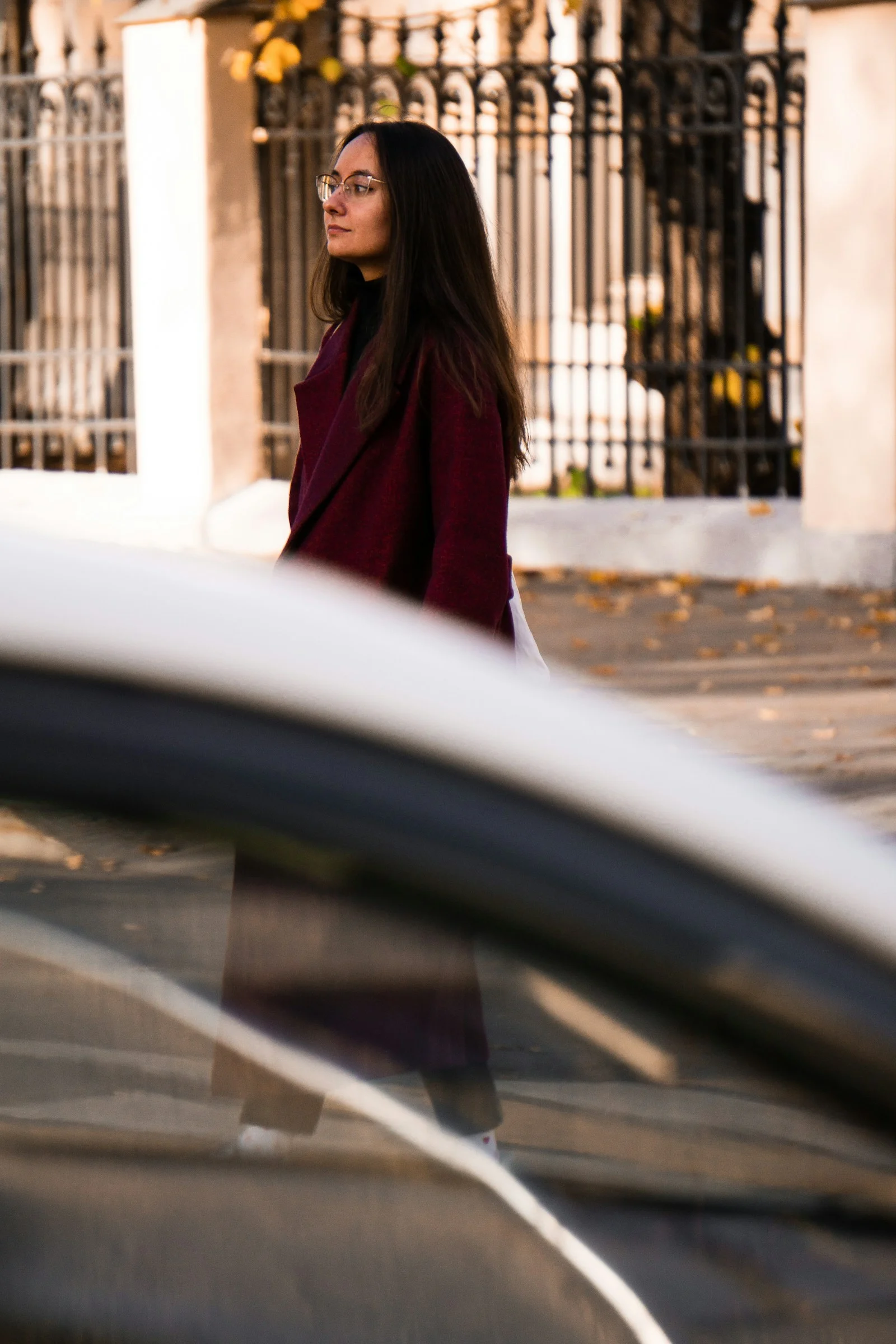 a person standing outside