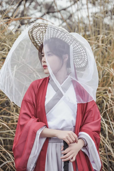 女人, 美丽, 战士, 亚洲人