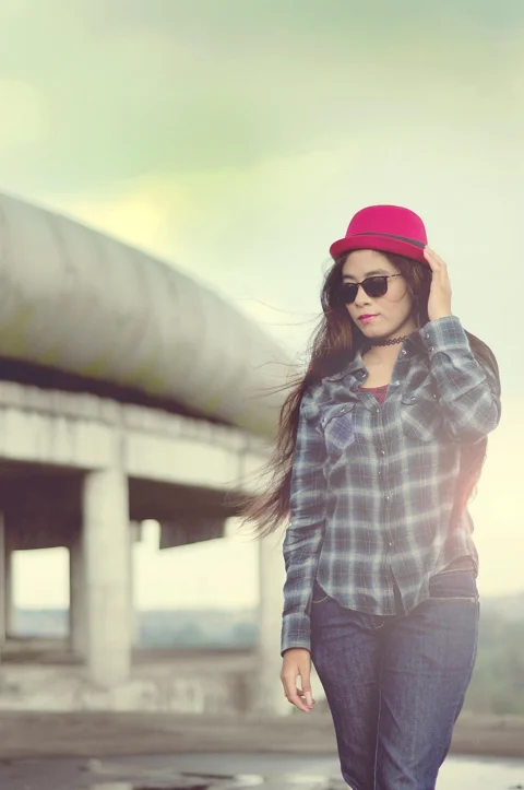 woman, cheerful, model, indonesian women