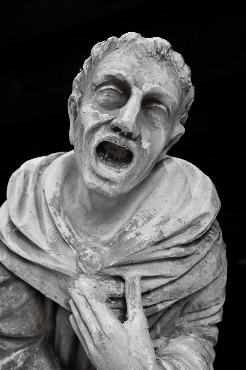cry, fear, despair, pain
