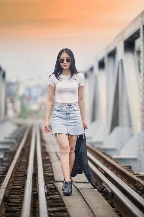 여성, 모델, 초상, 포즈