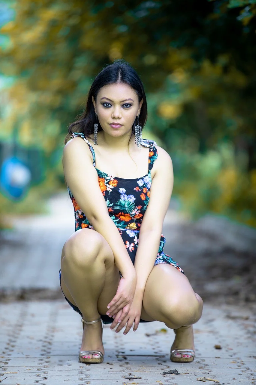 woman, fashion, model, pose