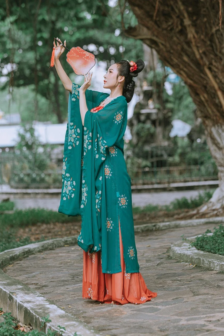 fashion, woman, chinese dress, ancient