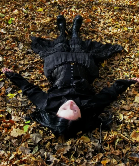 stock, model, gothic, girl