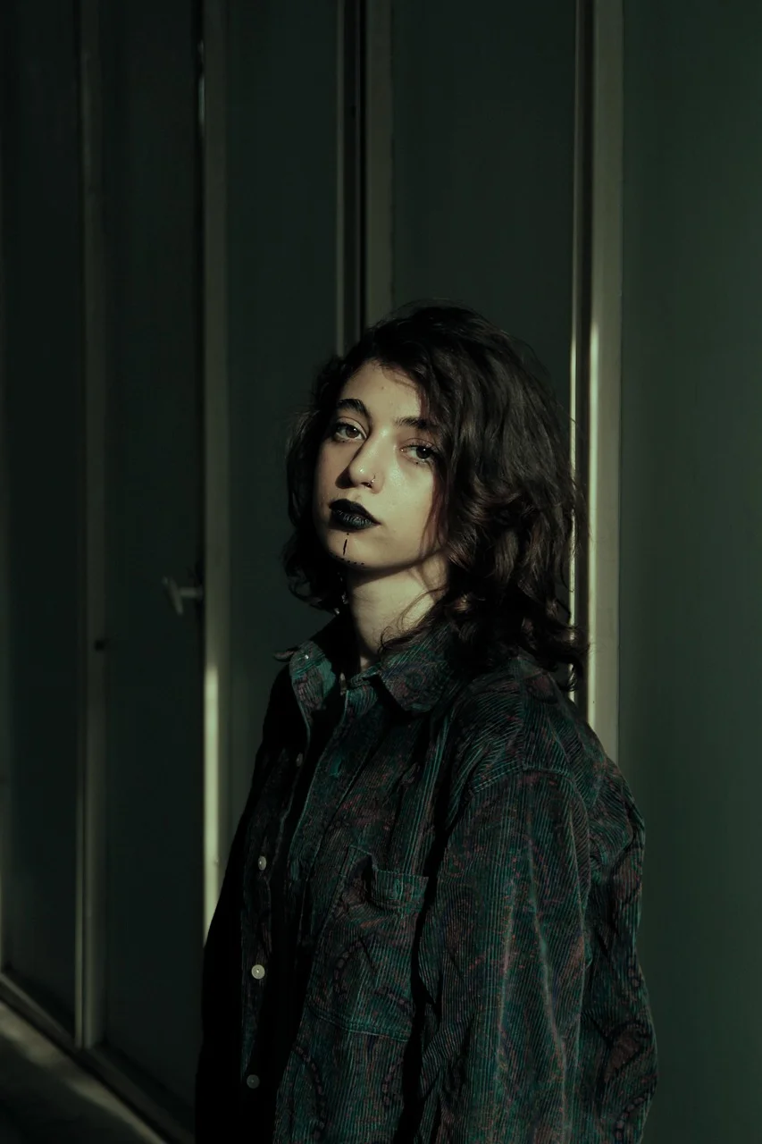 女人, 模特, 肖像, 姿势
