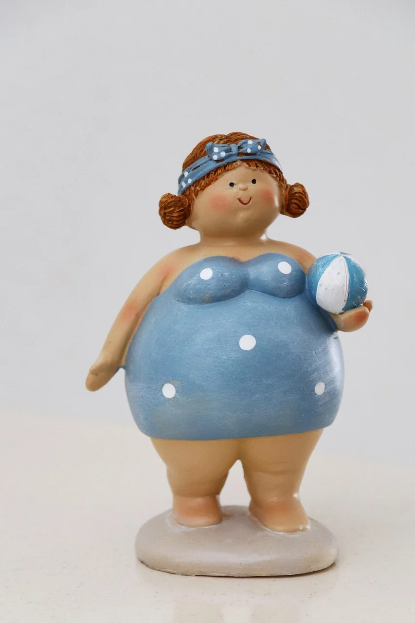 여성, 체형, 장식, 수영복