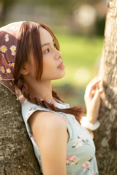 woman, model, portrait, outdoor