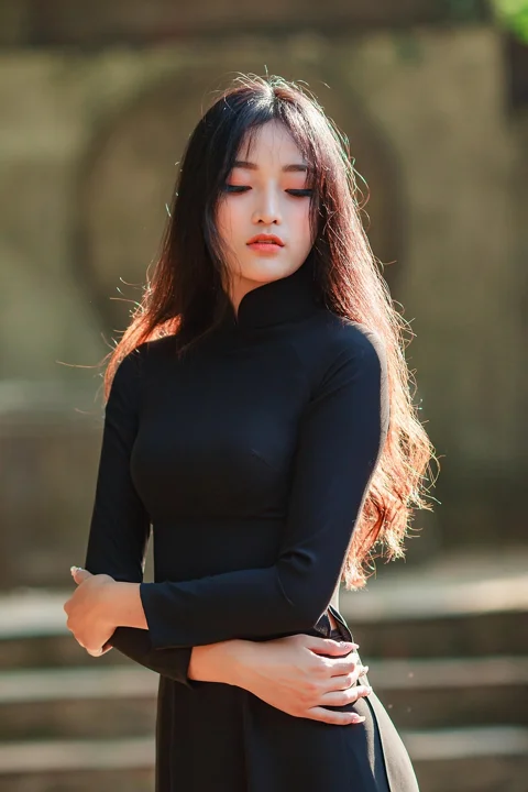 女人、模特兒、肖像、姿勢