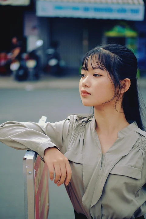 女性, 模特, 肖像, 姿势