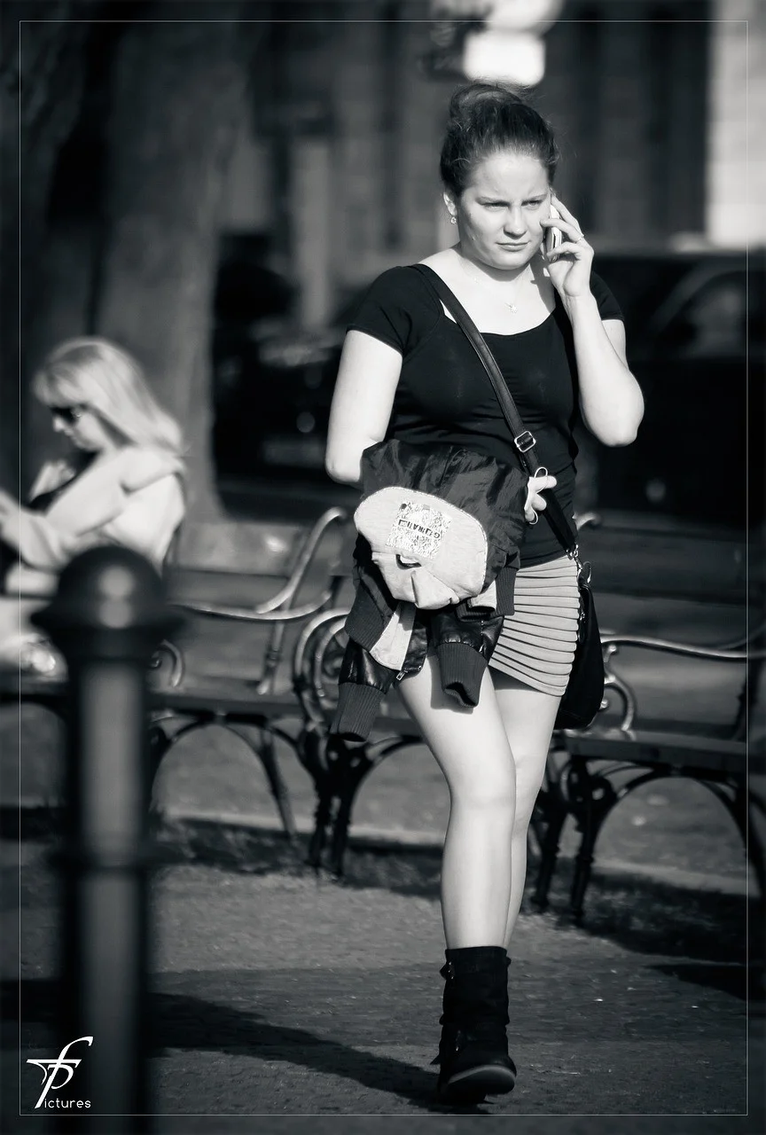 woman, girl, phone, talking