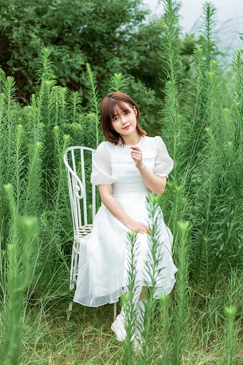 woman, model, portrait, dress
