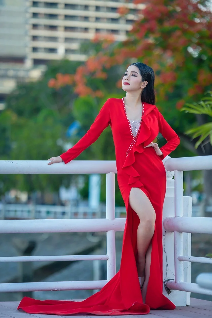 アジア系、女性、モデル、ポートレート