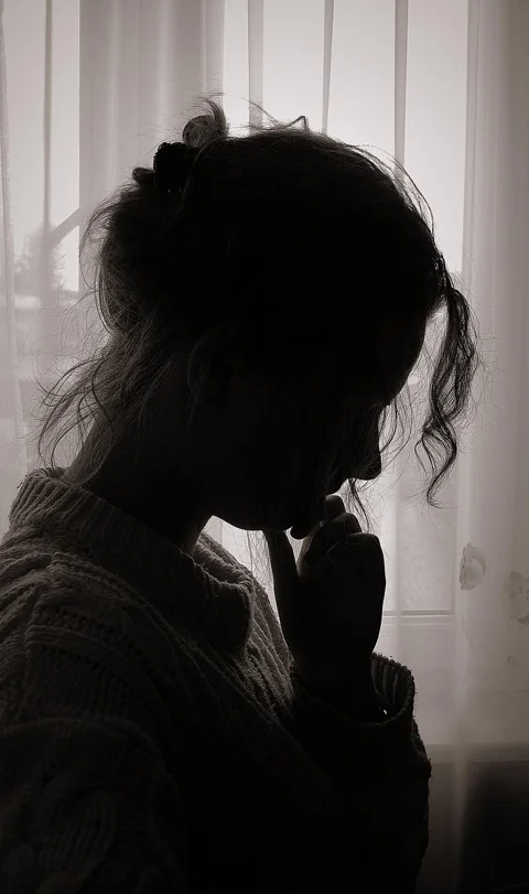 secret, silence, quiet, woman