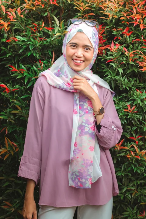 muslim, girl, smile, happy