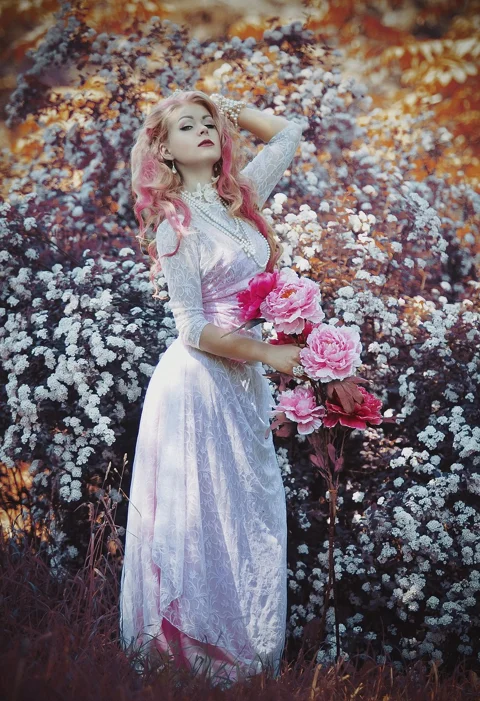 woman, fashion, dress, beauty