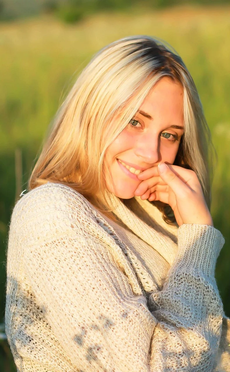 young woman, youth, spring, portrait