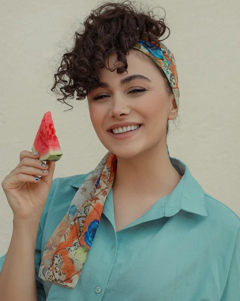 a person wearing a hat