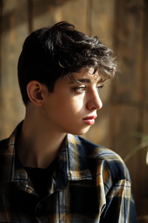 소녀, 단발, 인물 사진, 여성