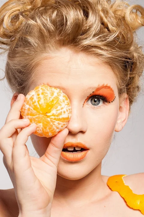 woman, portrait, makeup, model