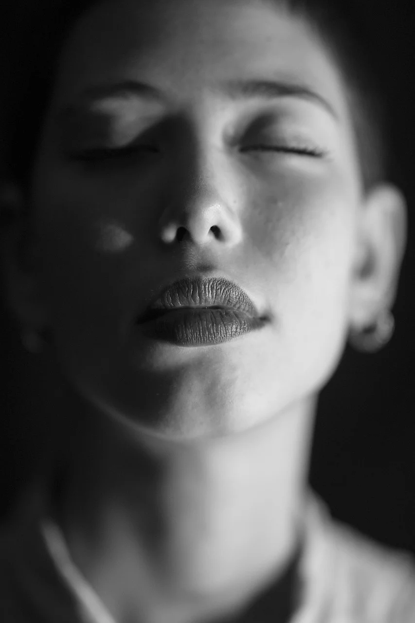 portrait, woman, face, human
