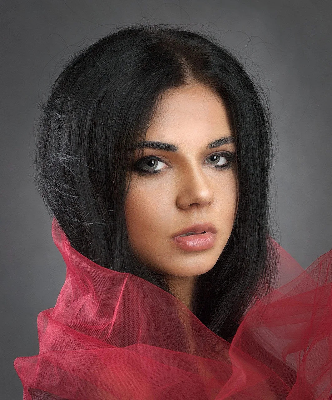 girl, portrait, face, woman