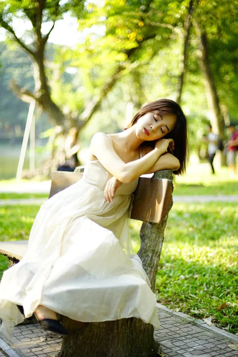 portrait, asian, girl, model