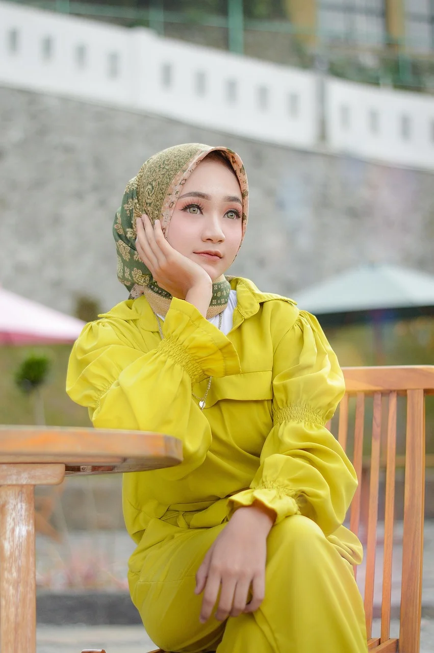 islam, woman, hijab, outdoors