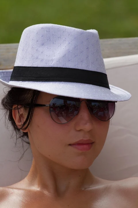 woman, hat, girl, female