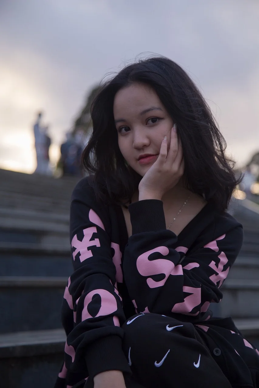 女人, 美麗, 姿勢, 模特兒