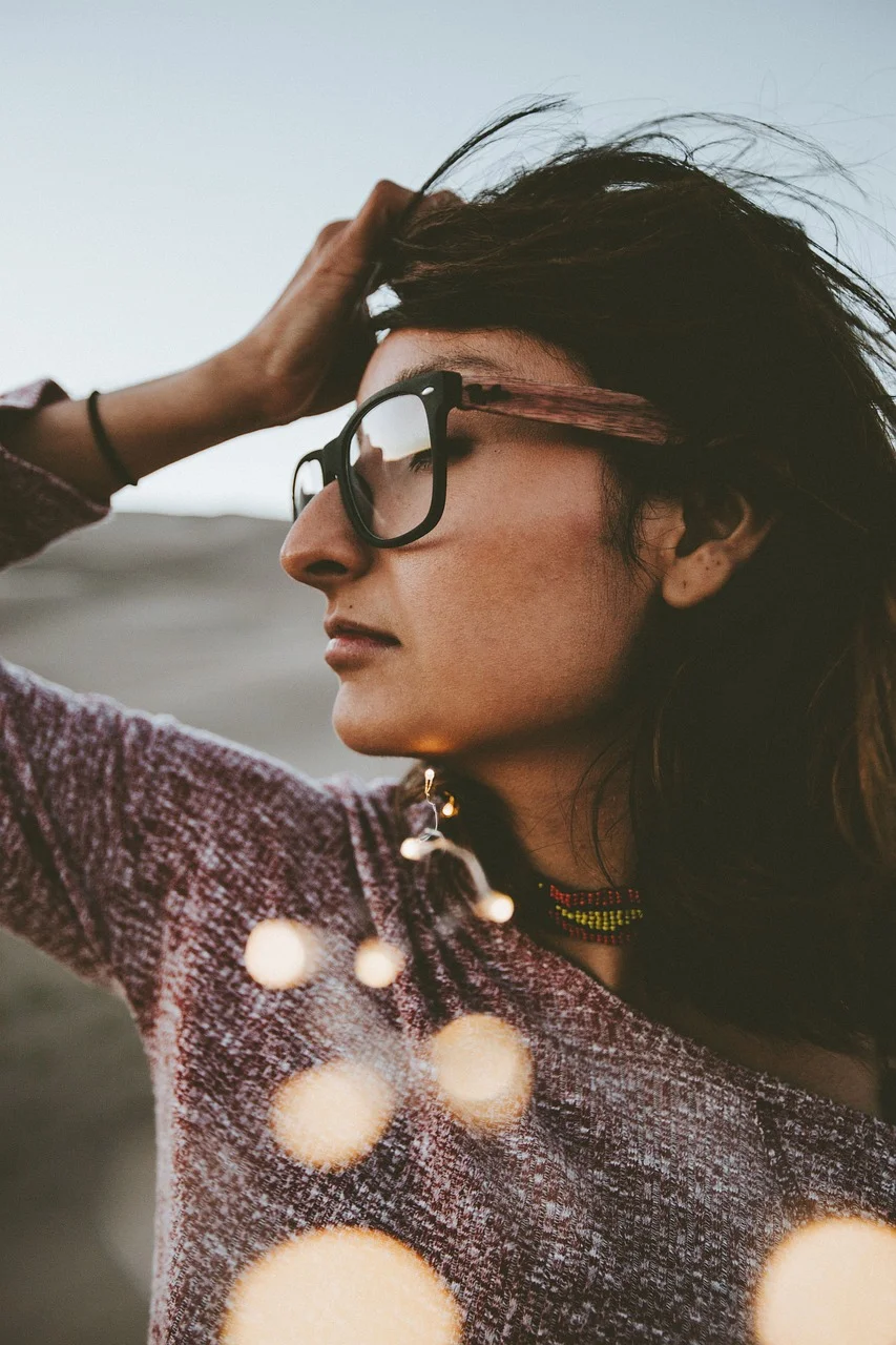 people, woman, girl, eyeglasses