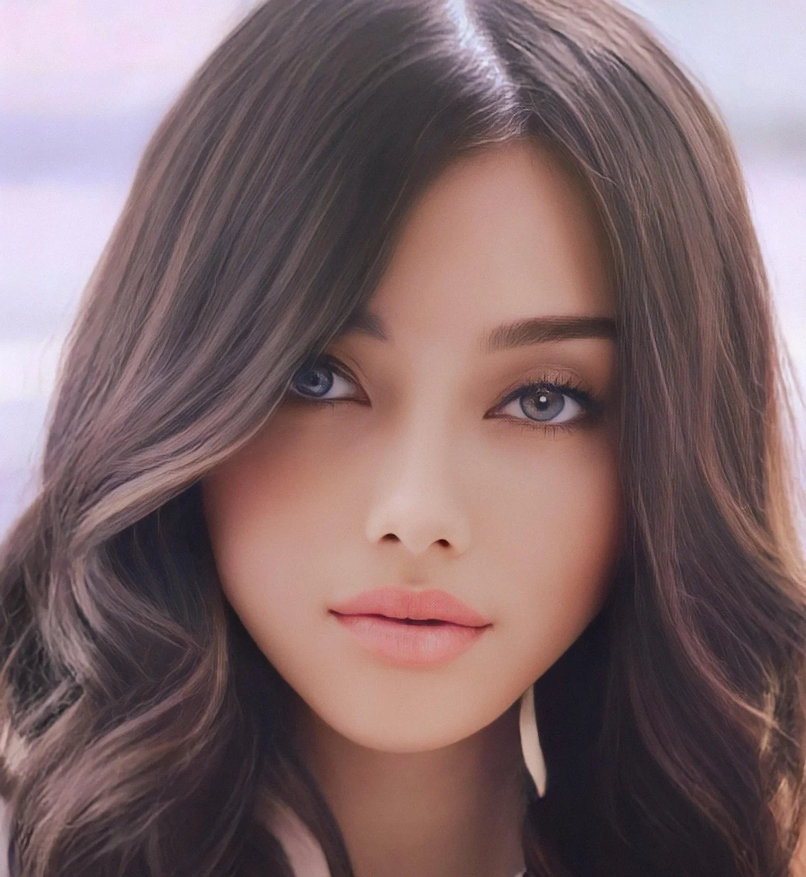 女人，美丽，肖像，绘画