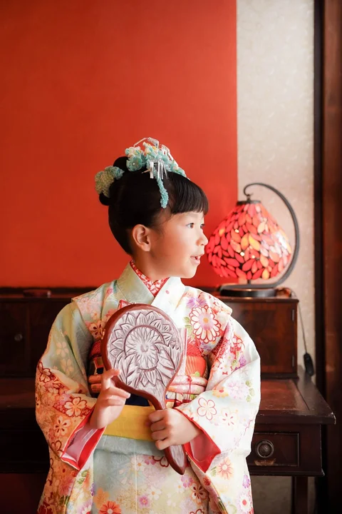 girl, kimono, culture, tradition