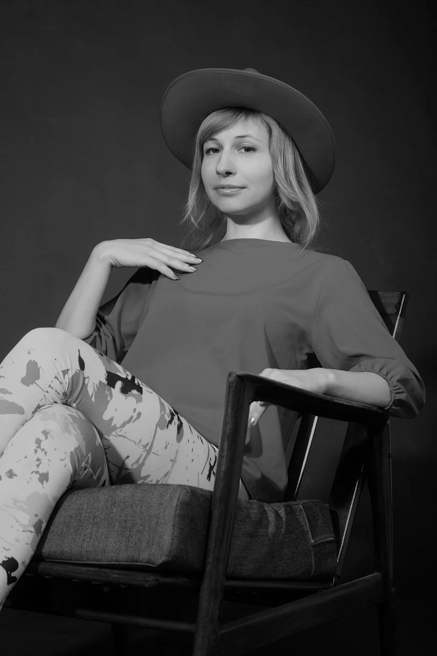 ポートレート, 白黒, 白黒ポートレート, 若い女性