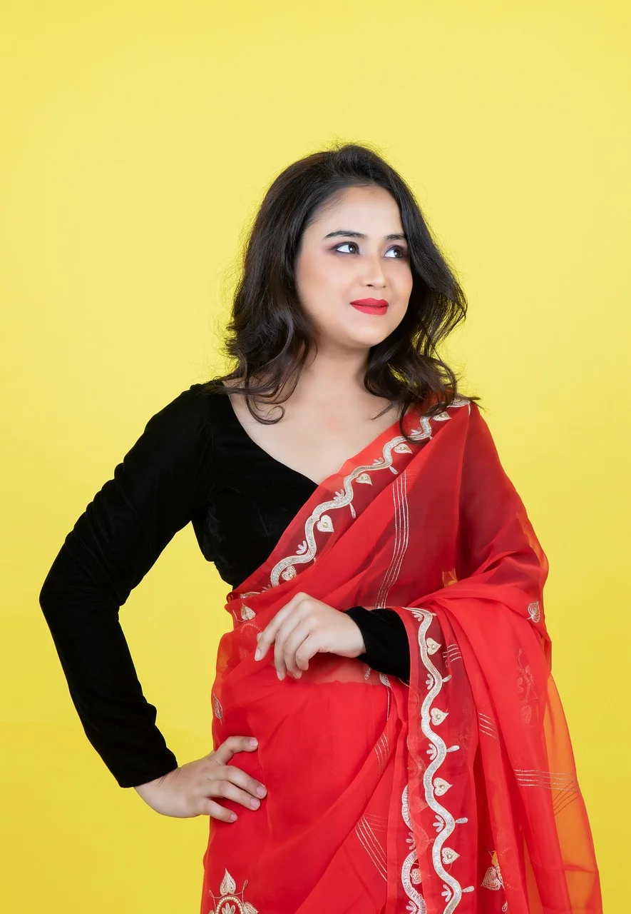 indian woman, indian model, sari, traditional indian clothing