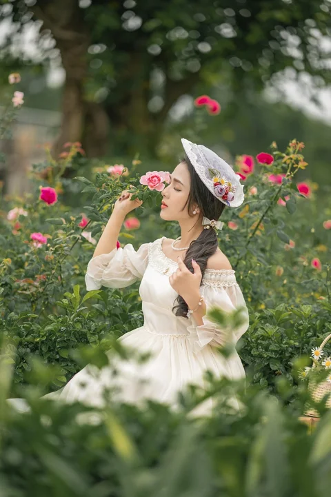 grasslands, beauty, lovely, beautiful girl