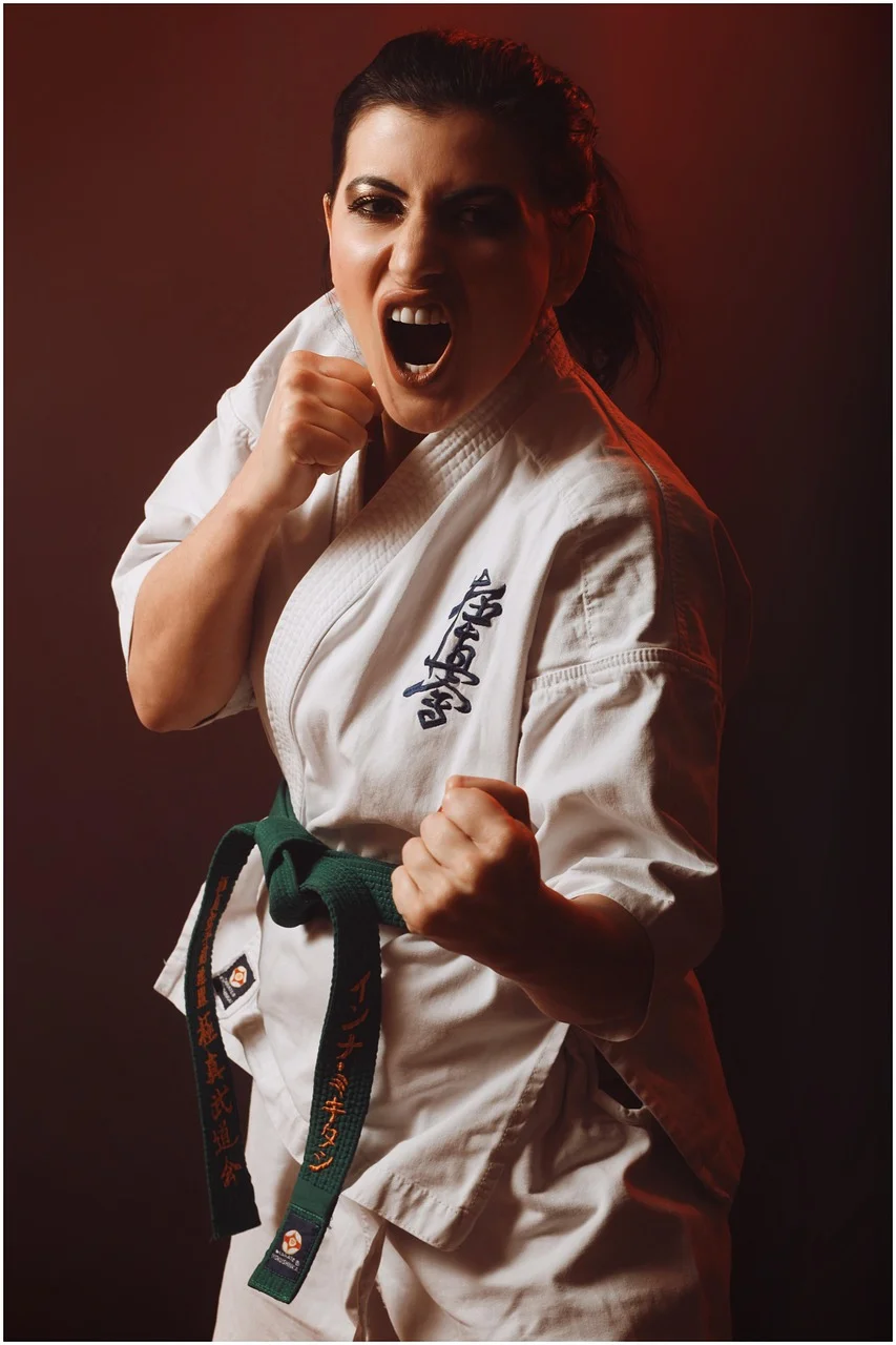 karate, kick, fighter, sport