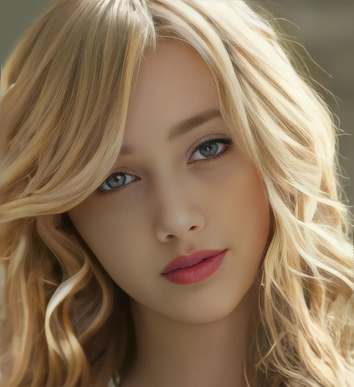 woman, beautiful, portrait, painting