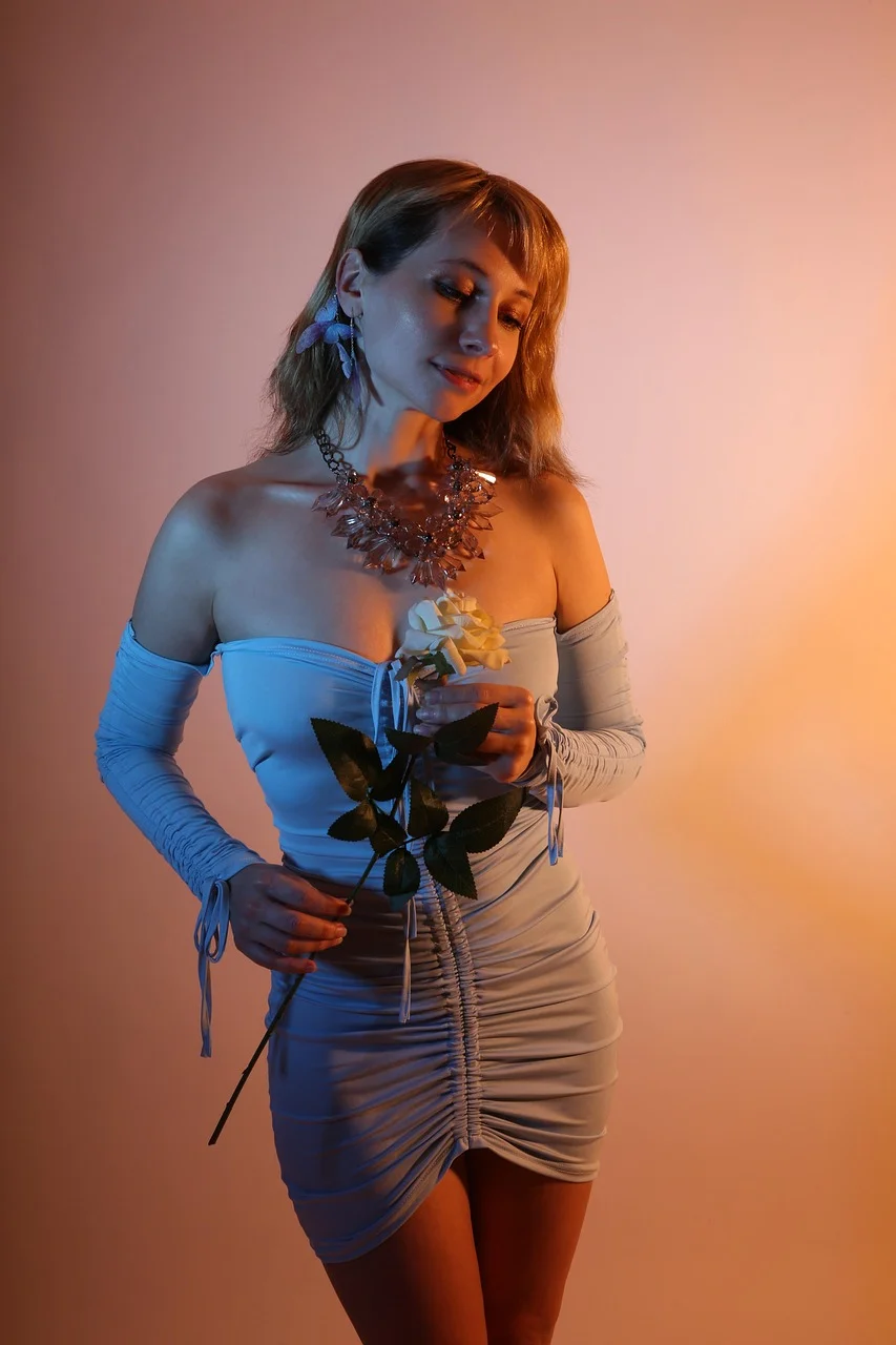 dress, woman, fashion, portrait