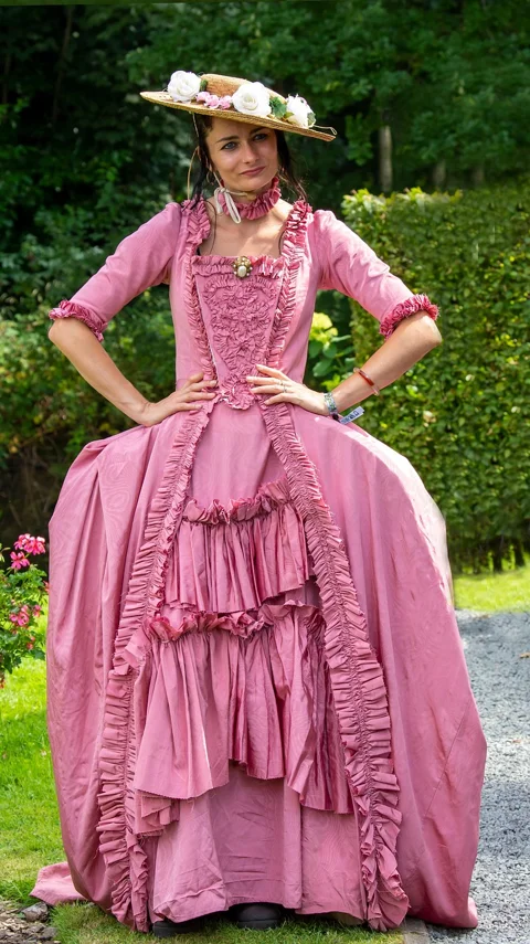 lady, medieval dress, southern belle, cosplay