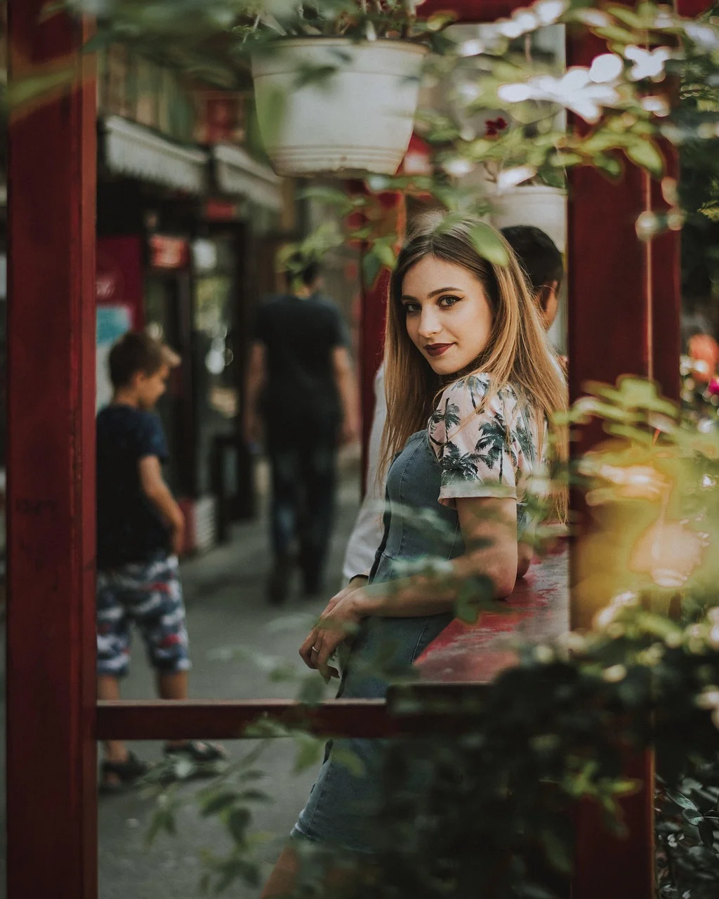 happy, portrait, smile, woman