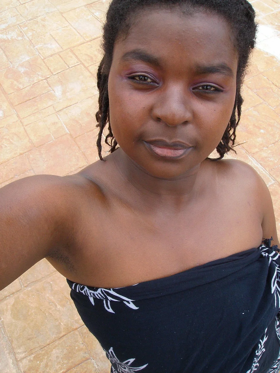ebony, model, woman