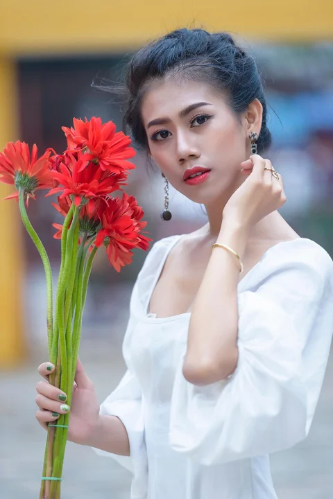 アジア人, 女性, モデル, ポートレート