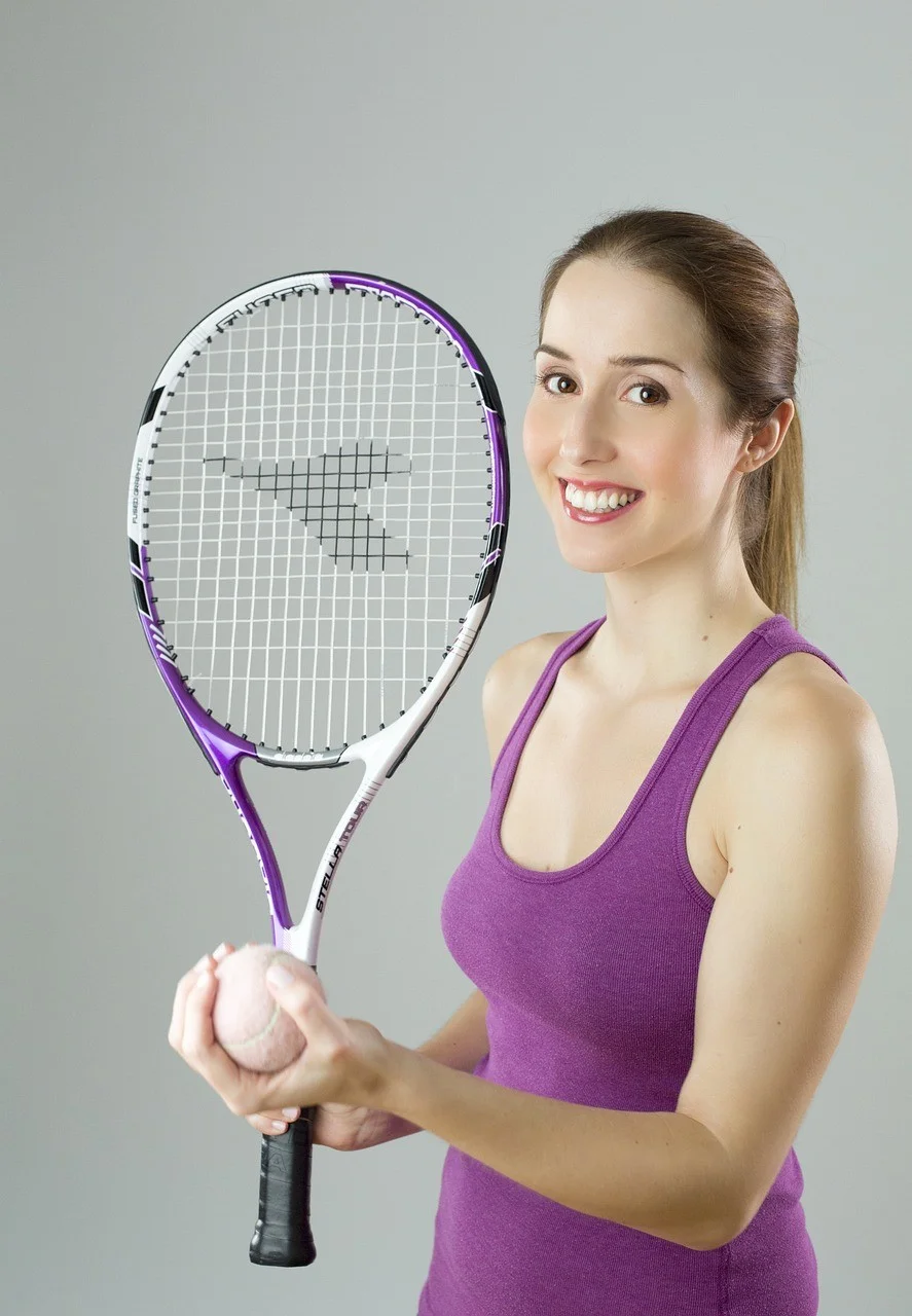 테니스, 소녀, 여성, 인물
