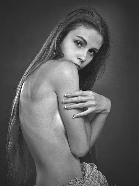 woman, body, young, face