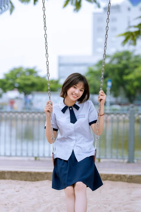 girl, student, asian, uniform