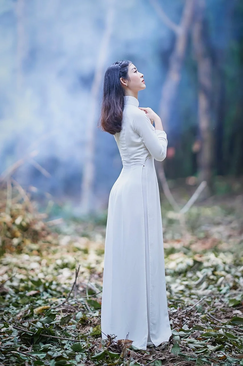 woman, dress, model, face