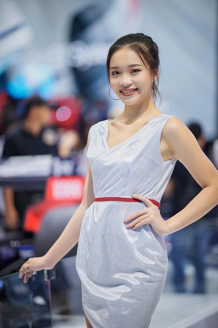 女性、ポートレート、美しい、アジア人