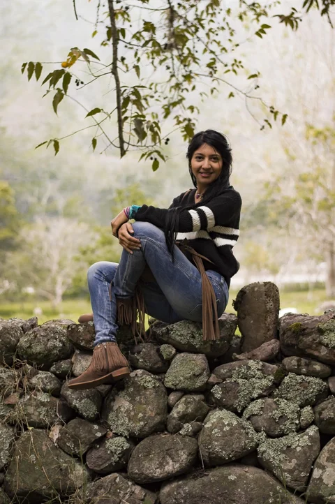 woman, nature, landscape, girl