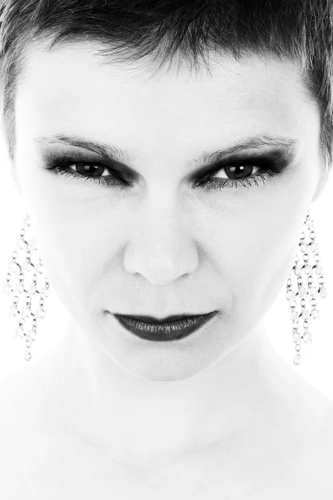 adult, beauty, black, white