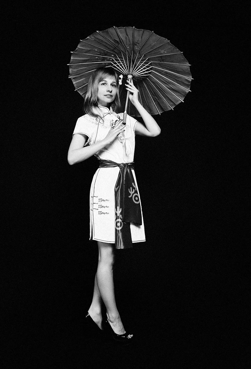 china, young woman, retro, east style